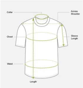 Mens T-Shirt Size Chart